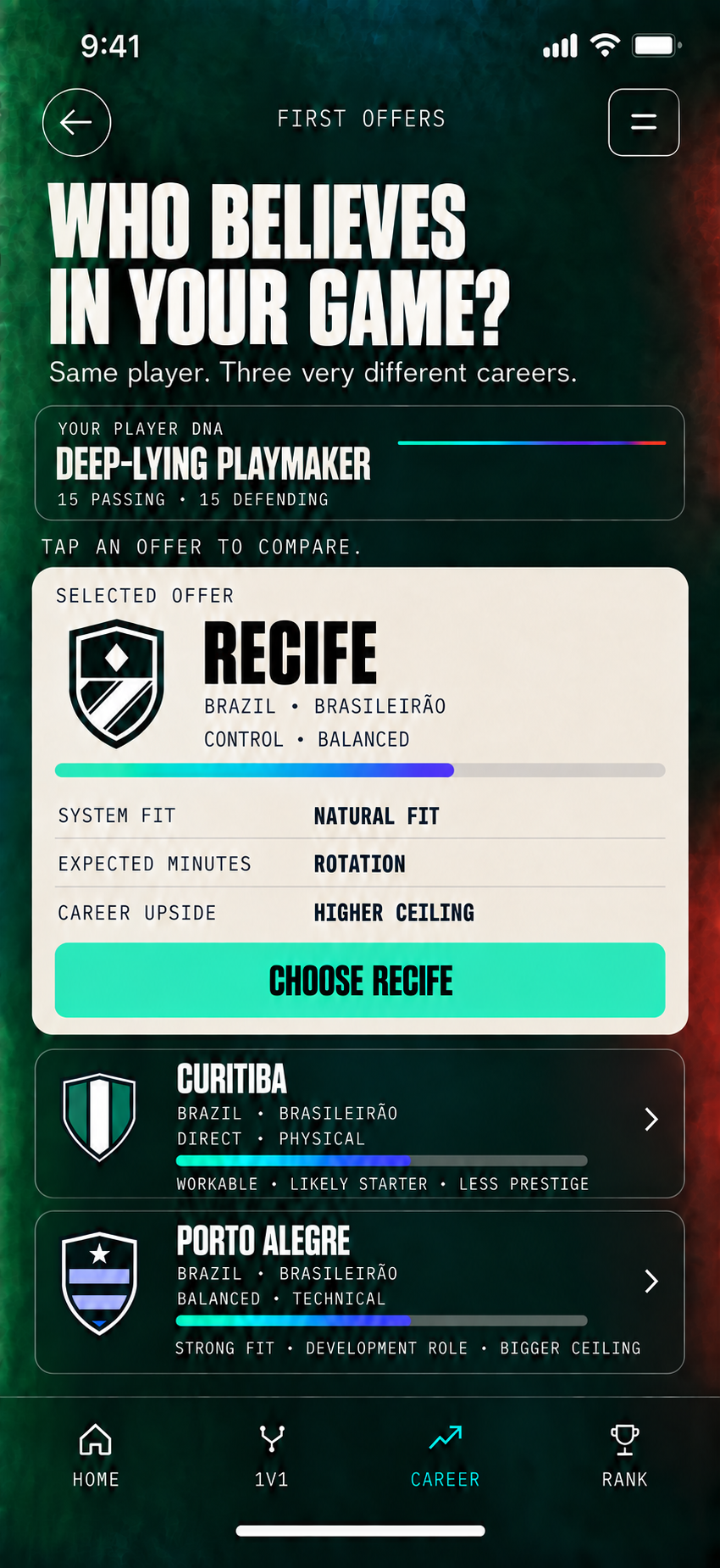 Choose between the first COPADERBY career offers